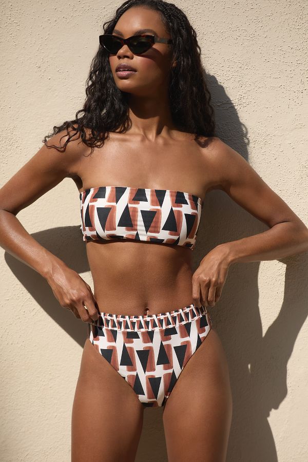 Slide View: 1: Seafolly High-Rise Bikini Bottoms