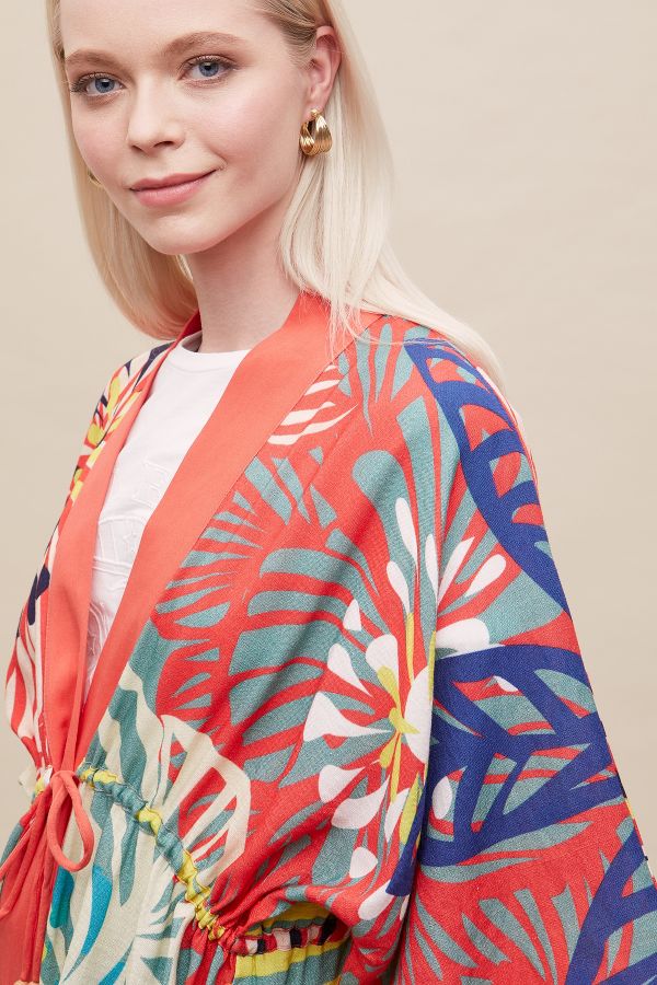 Bl-nk Joann Mixed-Print Cover-Up | Anthropologie UK