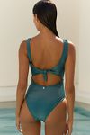 Thumbnail View 3: Malai Glimmer Twist One-Piece Swimsuit