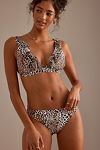 Visualizzazione miniature 4: Top Bikini Sea Level Congo Frill Stampa Leopardata