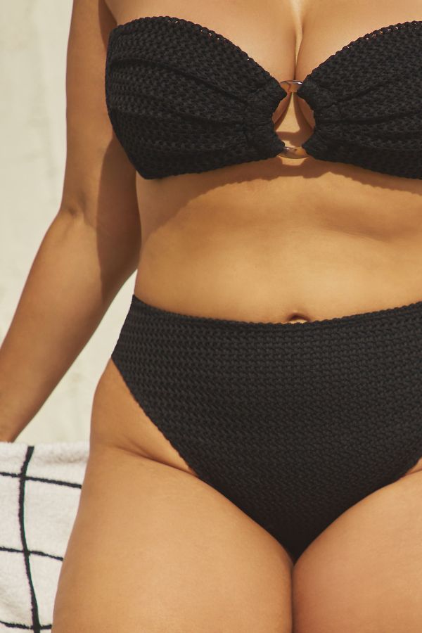 Slide View: 3: Montce Paula Plus Crochet Bikini Bottoms