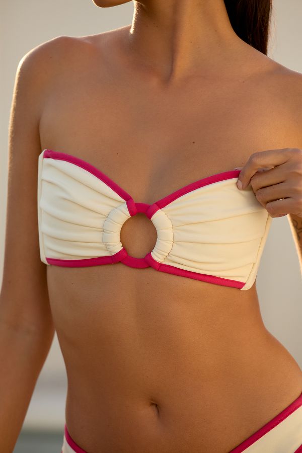 Slide View: 3: Montce Tori Tie-Sleeve Bikini Top