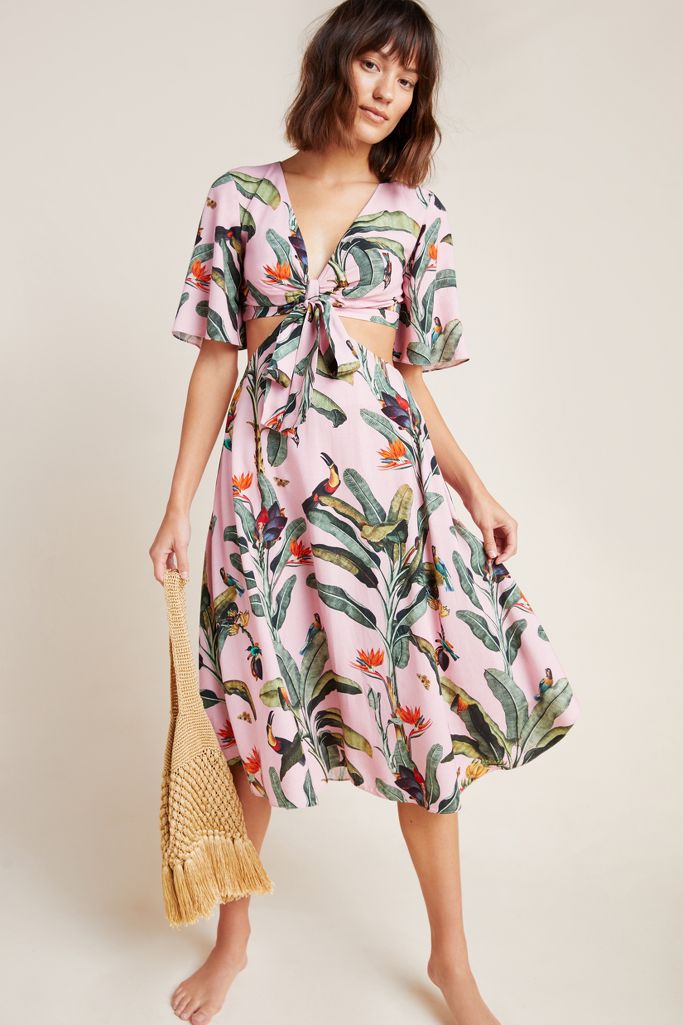 PatBO Tropical Cover-Up Dress | Anthropologie