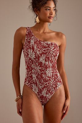 Charlie Holiday Dynasty One-Shoulder Swimsuit