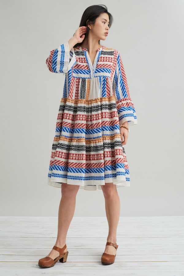 Devotion Ella Print Midi Dress Anthropologie Uk 