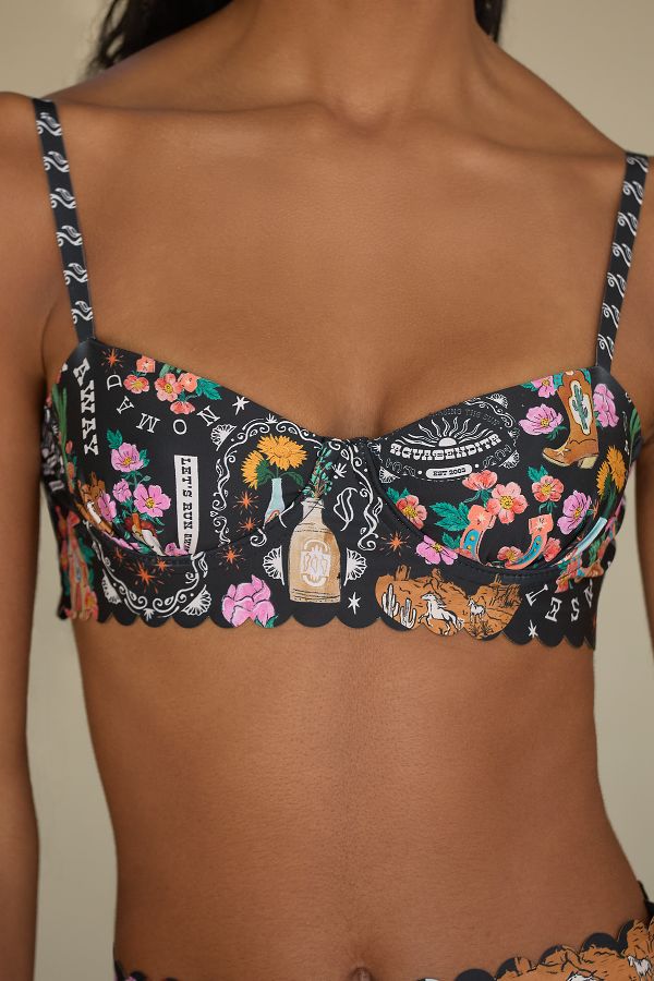 Slide View: 2: Agua Bendita Lauren Bikini Top