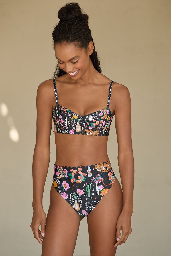 Slide View: 4: Agua Bendita Lauren Bikini Top