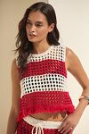 Thumbnail View 1: Farm Rio Crochet Sleeveless Tank