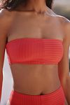 Thumbnail View 4: Sanctuary Ribbed Bandeau Bikini Top