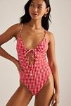 Thumbnail View 3: Wild Lovers Papaya Cutout One-Piece Swimsuit