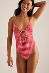 Thumbnail View 1: Wild Lovers Papaya Cutout One-Piece Swimsuit