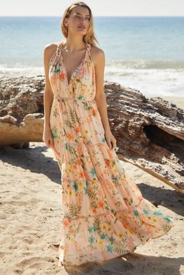 PQ Swim Halter Maxi Dress