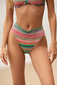 Slide View: 2: PQ Swim Amaya Harlow High-Waisted Bikini Bottoms