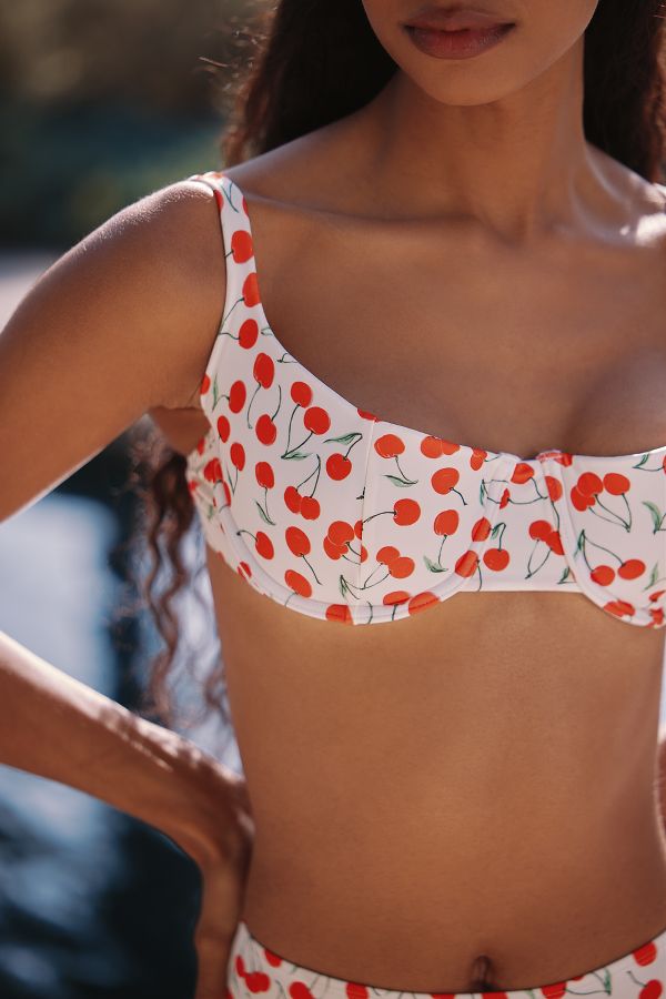 Slide View: 3: Good American Demi-Cup Bikini Top