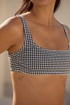 Thumbnail View 2: Good American Gingham Square-Neck Bikini Top