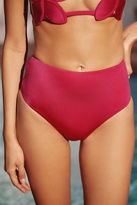 Slide View: 2: Bahia Maria x Anthropologie High-Waisted Bikini Bottoms