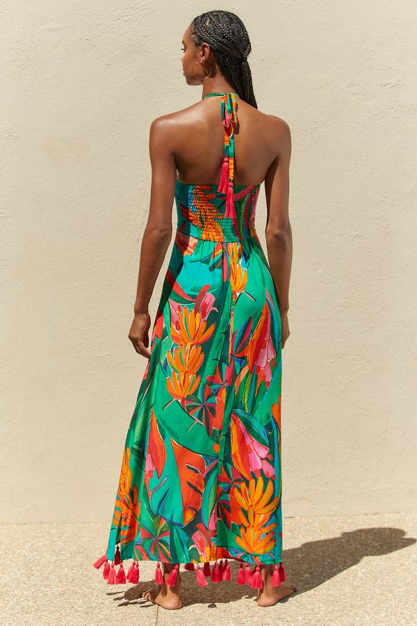 Slide View: 4: Farm Rio x Anthropologie Cover-Up Maxi Dress