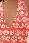 Thumbnail View 3: Farm Rio x Anthropologie Plunge Halter One-Piece Swimsuit