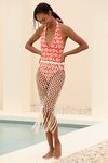 Thumbnail View 1: Farm Rio x Anthropologie Plunge Halter One-Piece Swimsuit