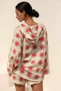 Slide View: 2: Encantadore Rhappa Star Oversized Hoodie