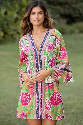 Maaji Cerise Linen Cover-Up Dress