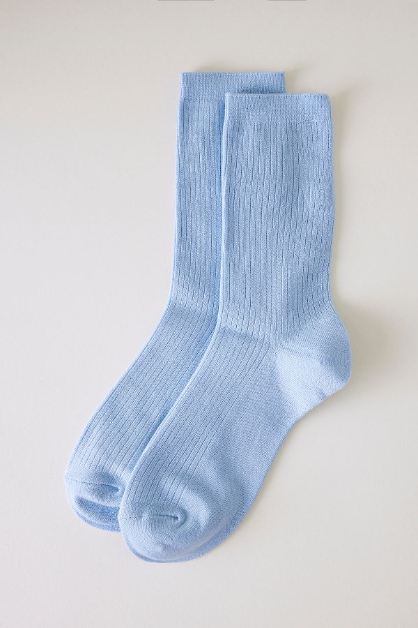 Slide View: 1: Ribbed Trouser Socks