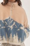 Thumbnail View 8: Beach Riot Leona Sherpa Quarter-Zip Pullover