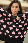 Thumbnail View 2: Beach Riot Callie Heart Oversized Crew-Neck Sweater