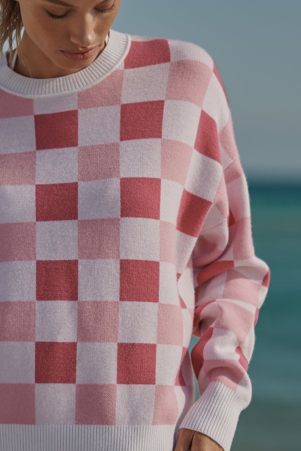 Slide View: 2: Beach Riot Callie Plaid Sweater