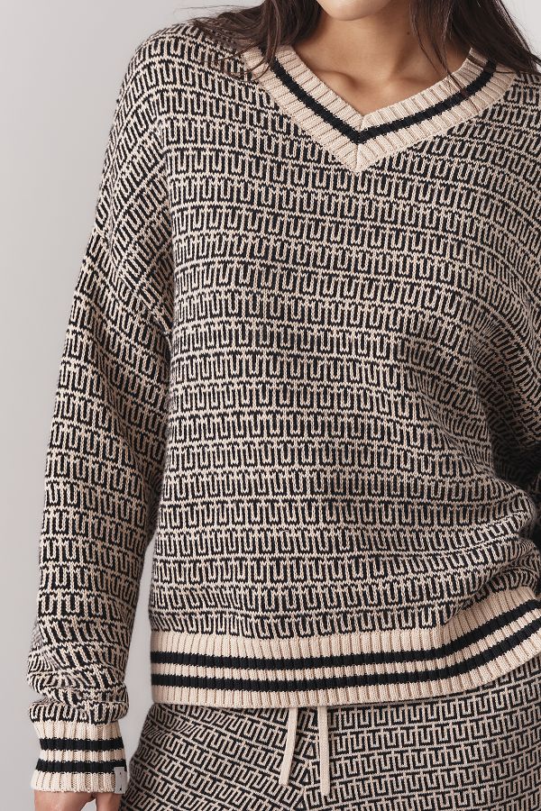 Slide View: 4: The Upside Castilla Long-Sleeve Pullover Sweater