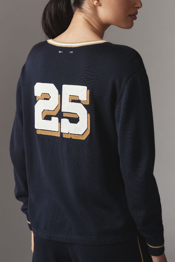 Slide View: 2: The Upside Greenwich Long-Sleeve V-Neck Top