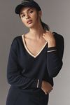 Thumbnail View 1: The Upside Greenwich Long-Sleeve V-Neck Top