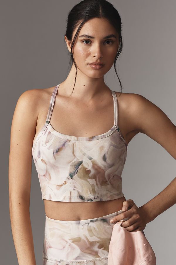 Slide View: 1: Beyond Yoga SoftMark Slim Racerback Bra