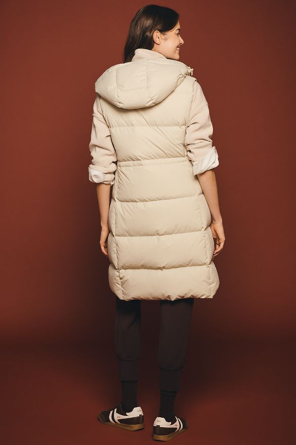 Slide View: 2: Varley Irving Sleeveless Down Parka Coat