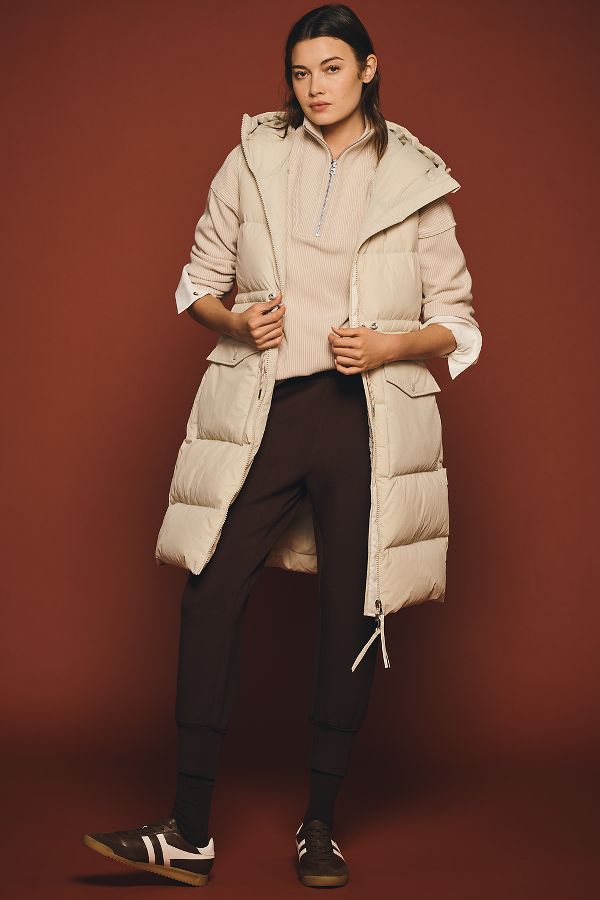 Slide View: 1: Varley Irving Sleeveless Down Parka Coat