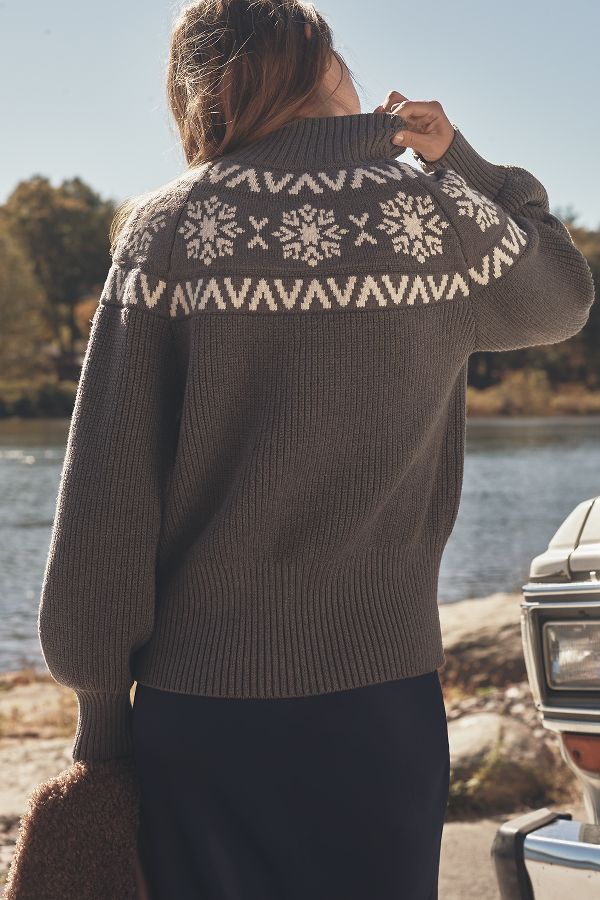 Slide View: 3: Varley Bowen Fairisle Sweater