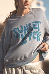 Thumbnail View 4: Electric & Rose Sunset Lovers Graphic Sweatshirt