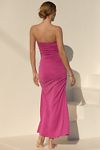 Thumbnail View 2: The Gabbie Strapless Ruched Tube Dress by Celandine