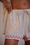 Thumbnail View 3: By Anthropologie Linen Embroidered Shorts