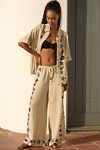 Thumbnail View 1: By Anthropologie Wide-Leg Linen Trousers