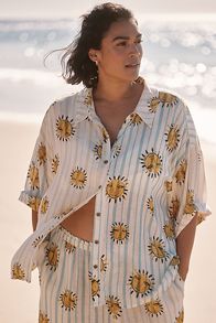 Slide View: 5: LouLou Avenue x Anthropologie Buttondown Top