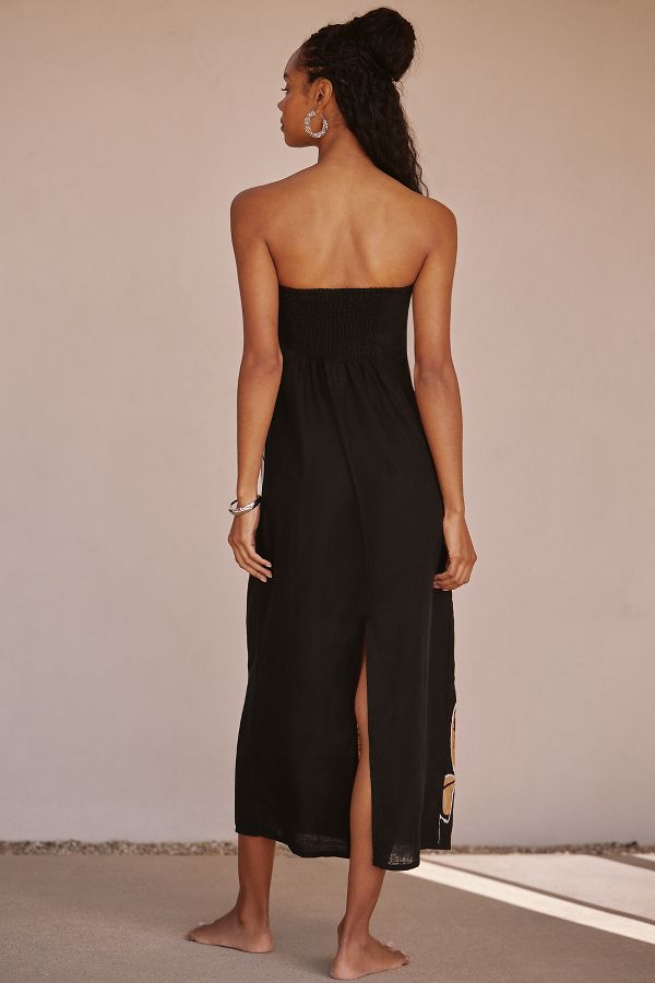 Slide View: 2: LouLou Avenue Strapless Midi Dress