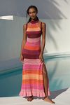 Thumbnail View 1: Robe de plage crochet à col halter By Anthropologie