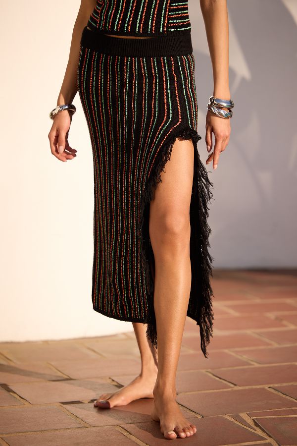 Slide View: 2: Celandine Knit Tube Skirt