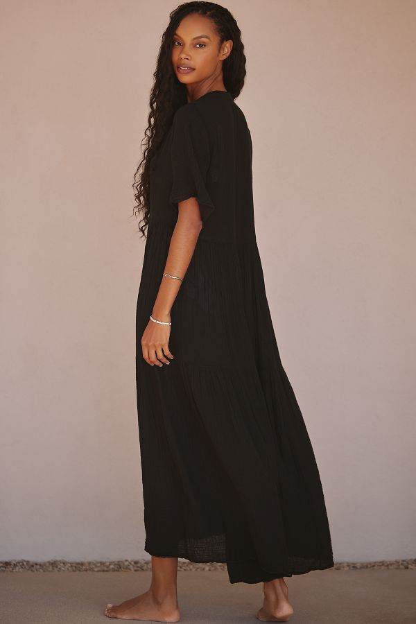 Slide View: 2: The Kallie Flowy Maxi Dress