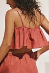 Thumbnail View 3: By Anthropologie Ruffled Crop Top