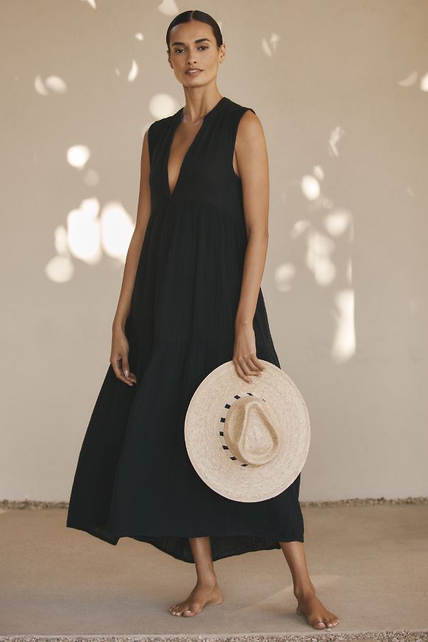 Slide View: 1: The Kallie Flowy Maxi Dress