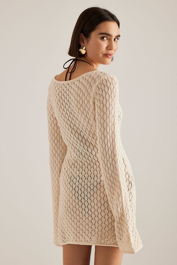 Vista diapositiva: 5: Away That Day Crochet Mini Dress