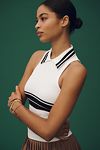 Thumbnail View 5: Maeve Ribbed Polo Tank Top