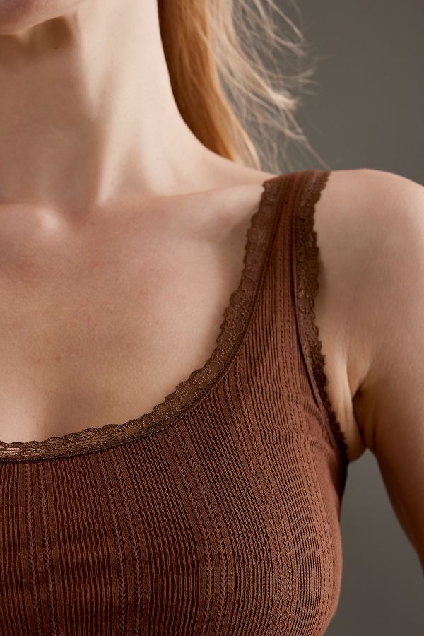 Slide View: 5: By Anthropologie Pointelle Lace Vest